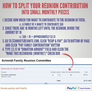 Split Contribution into Monthly Recurring Payments