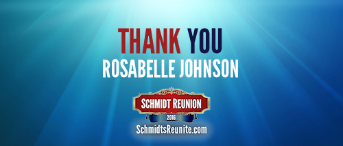 Thank You - Rosabelle Johnson