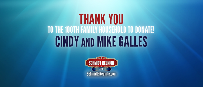 Thank You - Cindy and Mike Galles