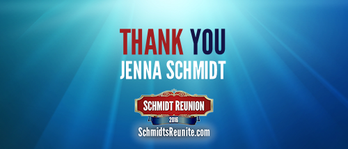 Thank You - Jenna Schmidt