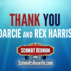 Thanks to Darcie & Rex Harris!