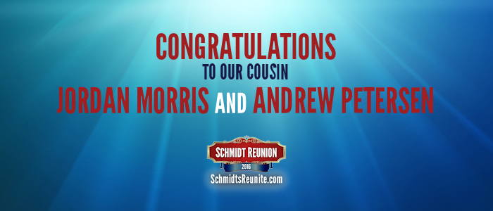 Congrats - Jordan Morris and Andrew Petersen